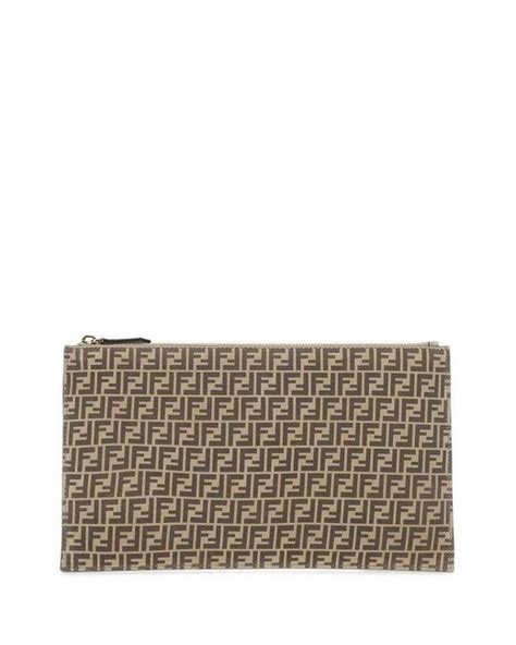 fendi medium flat pouch|Fendi baguette pouch.